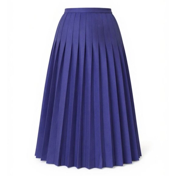 Pendleton Womens Vintage Pleated Wool Skirt Size 6 Purple - Picture 1 of 9